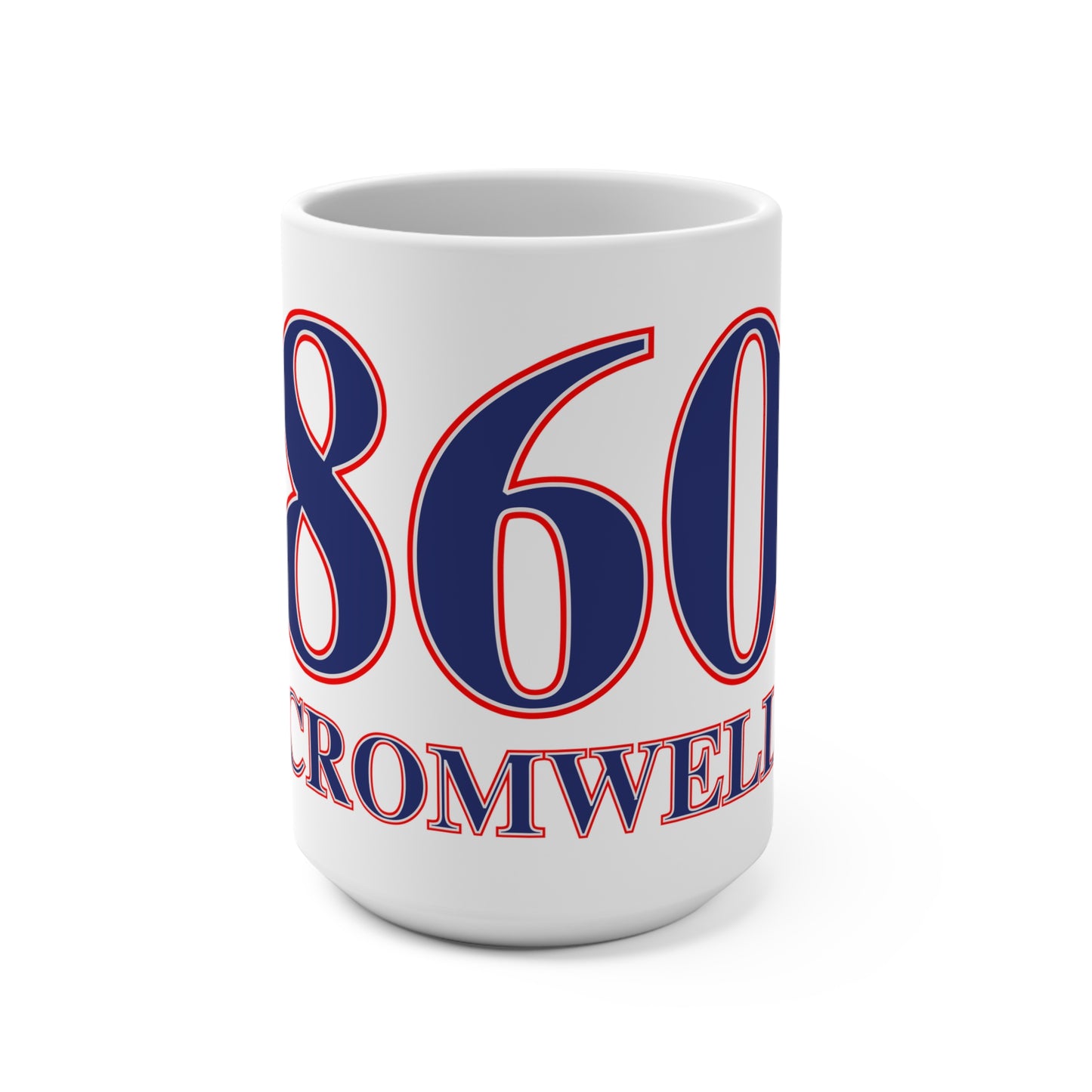 860 Cromwell Red, White & Blue Mug 15oz