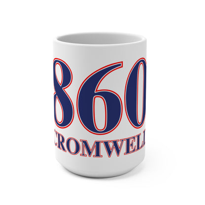 860 Cromwell Red, White & Blue Mug 15oz