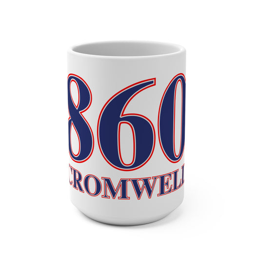 860 Cromwell Red, White & Blue Mug 15oz