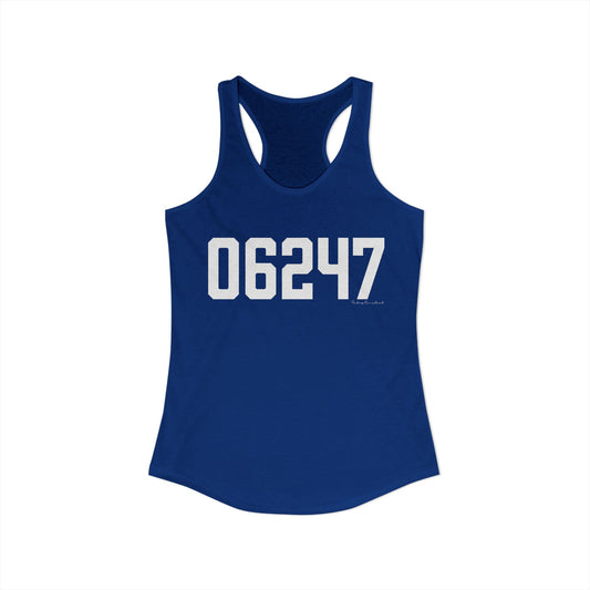 06247 Hampton CT Zip Code Women's Ideal Racerback Tank Top