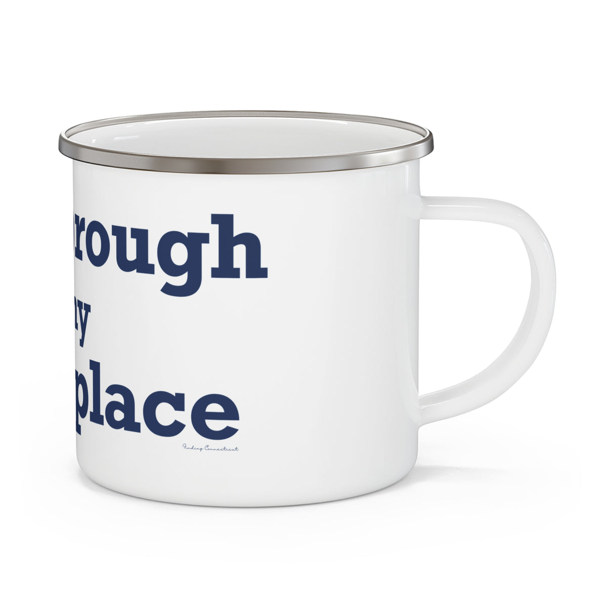 Marlborough is My Happy Place Enamel Camping Mug