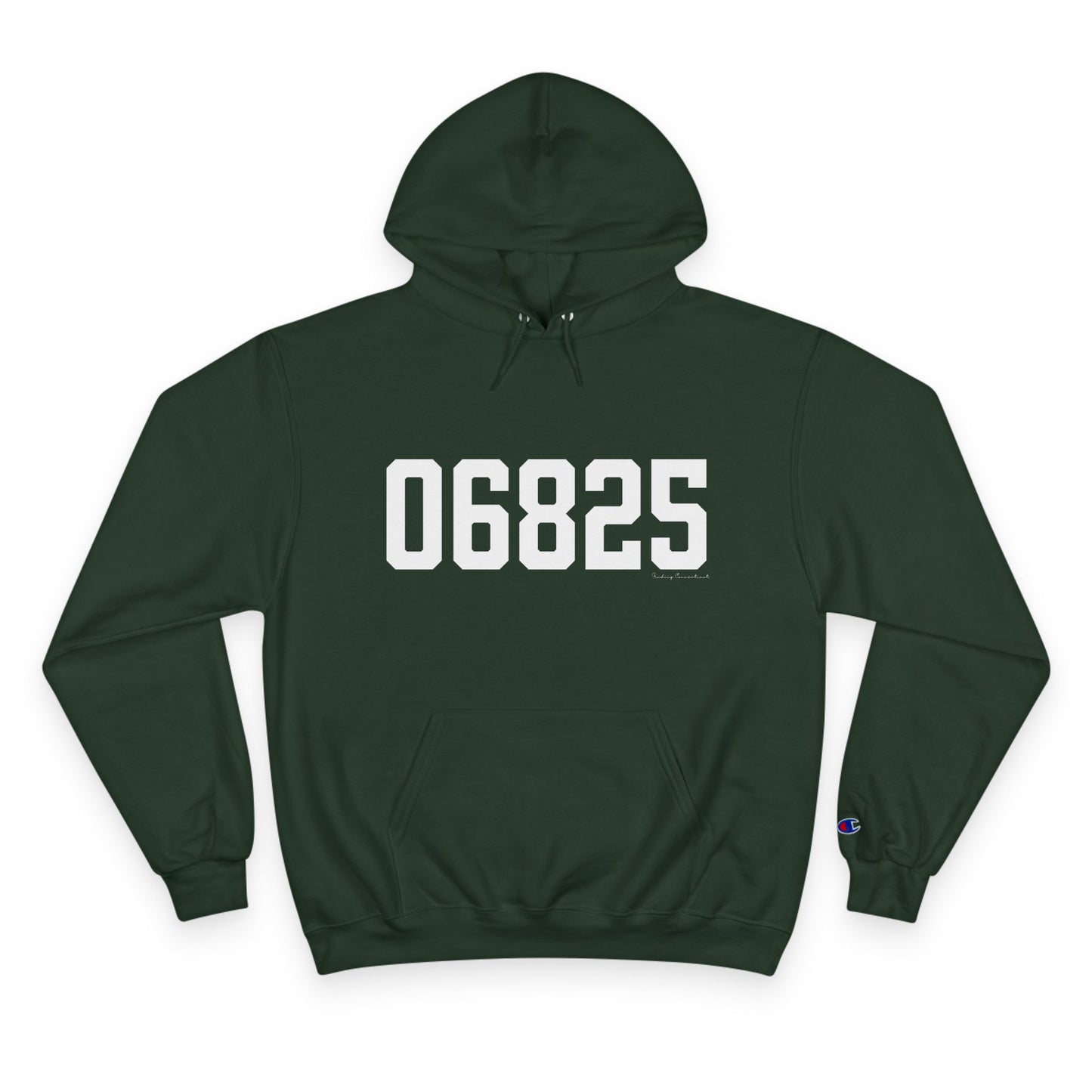 06825 Fairfield CT Zip Code Champion Hoodie Sweatshirt
