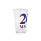 Madison Red, White & Blue Pint Glass, 16oz