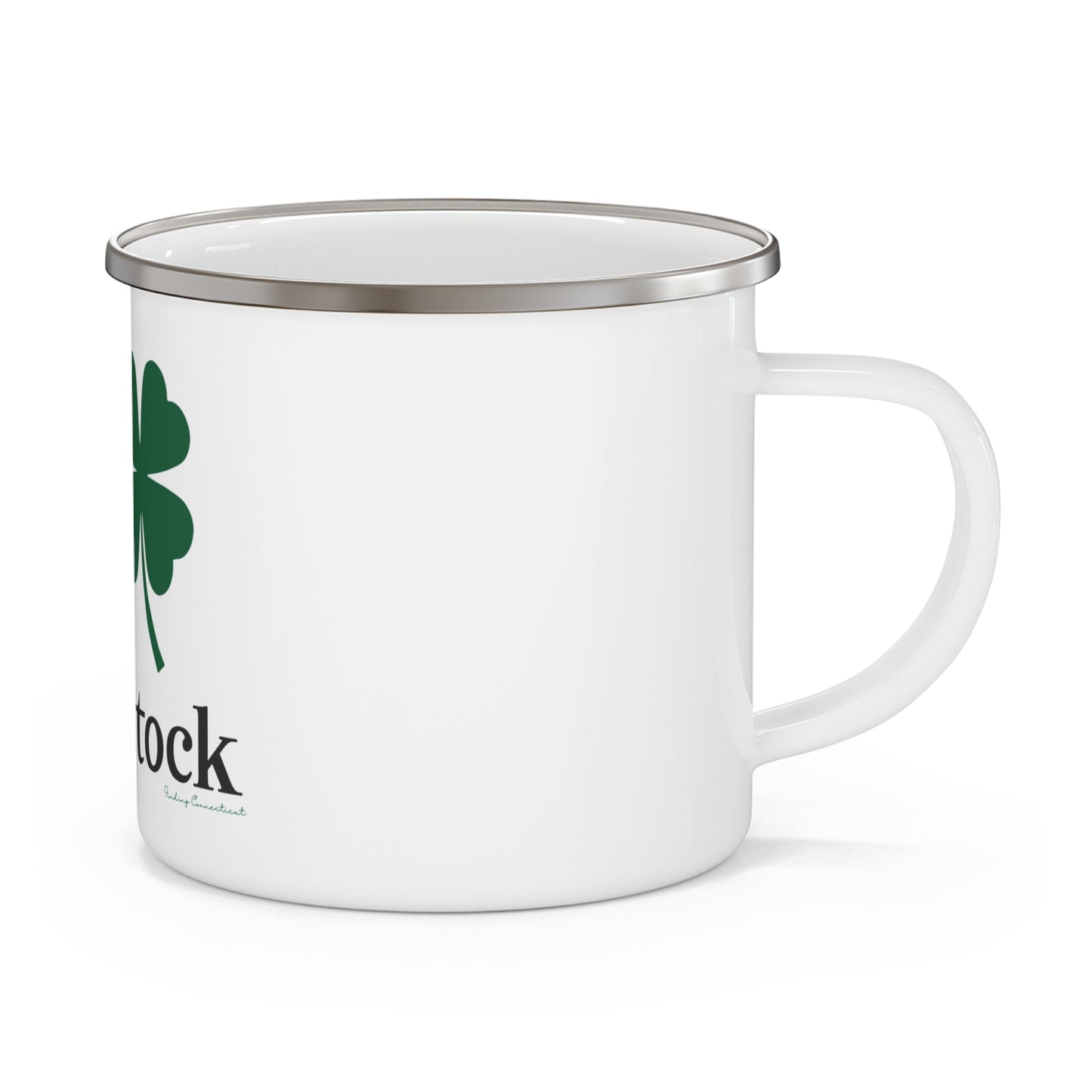 I Clover Woodstock Enamel Camping Mug