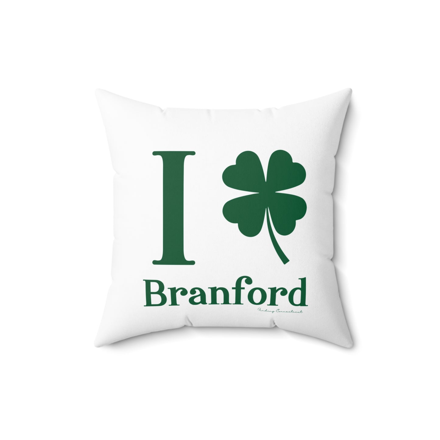 I Clover Branford Spun Polyester Square Pillow