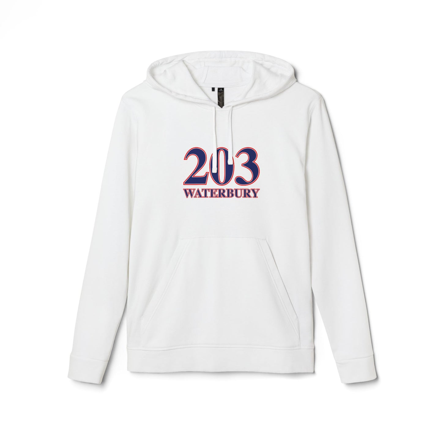 203 Waterbury Red, White & Blue adidas Unisex Fleece Hoodie