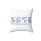 New Fairfield Coordinates Spun Polyester Square Pillow