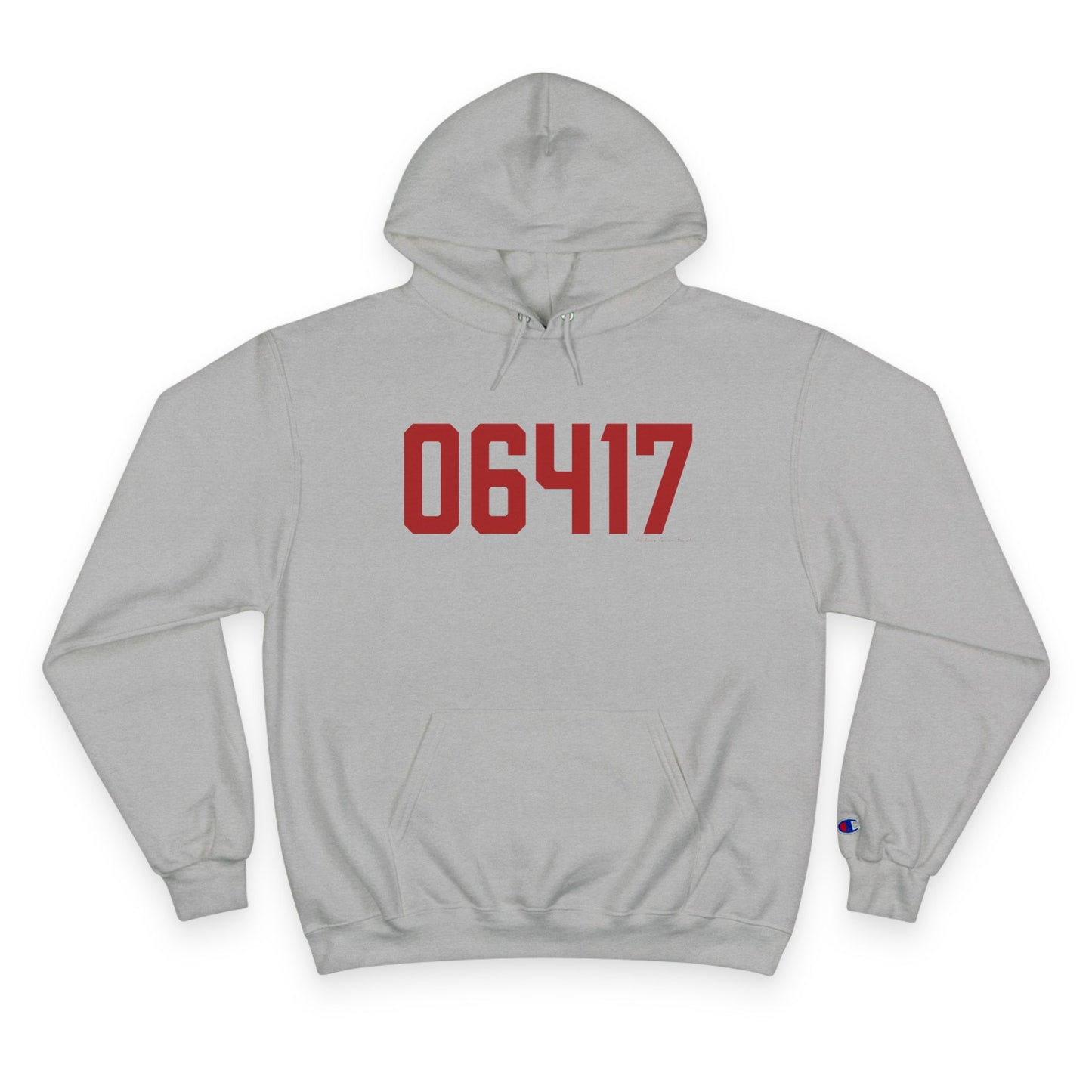 06417 Deep River Connecticut Zip Code Champion Hoodie