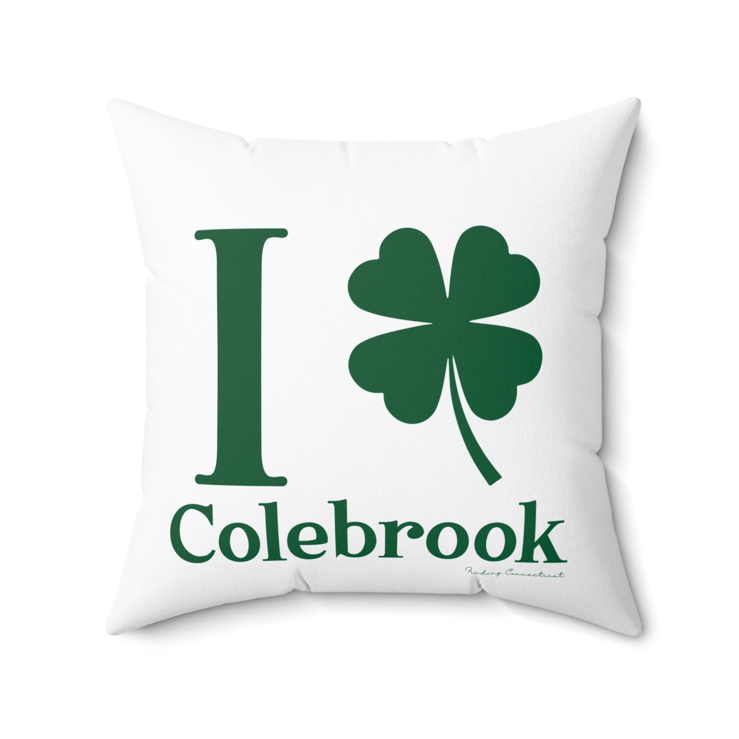 I Clover Colebrook Spun Polyester Square Pillow