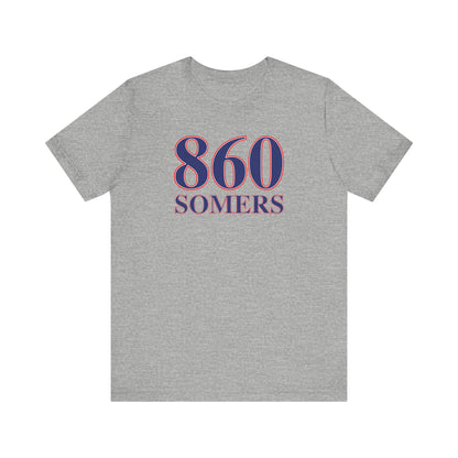 860 Somers Red White & Blue Unisex Jersey Short Sleeve T-Shirt