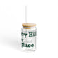 Strawberry Hill is my happy place Sipper Glass, 16oz