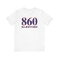 860 Hartford Red White & Blue Unisex Jersey Short Sleeve T-Shirt