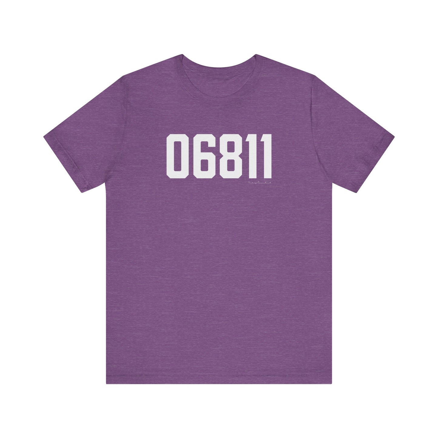 06811 Danbury CT Zip Code Unisex Jersey Short Sleeve T-Shirt