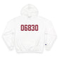 06830 - Greenwich Connecticut Zip Code Champion Hoodie