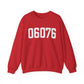 06076 Union CT Zip Code Unisex Heavy Blend™ Crewneck Sweatshirt