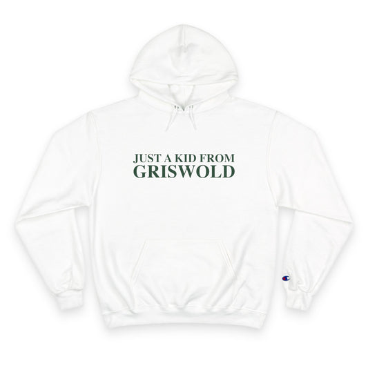 Just a kid from Griswold Champion Hoodie