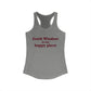 South Windsor is My Happy Place Women's Ideal Racerback Tank Top