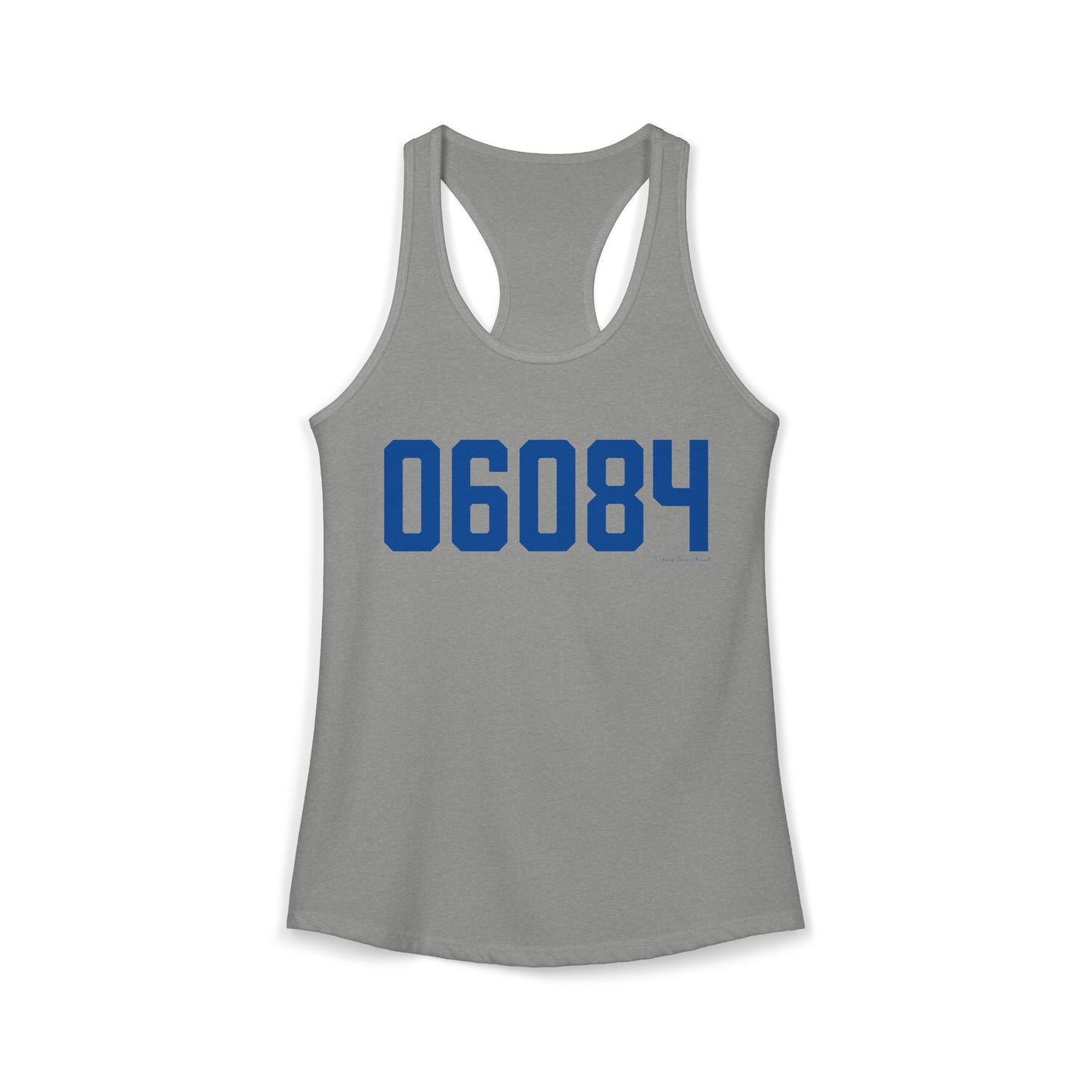 06084 Tolland Connecticut Zip Code Women's Ideal Racerback Tank Top