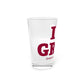 I Heart GRCH Pint Glass, 16oz
