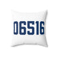 06516 West Haven Connecticut Zip Code Polyester Square Pillow