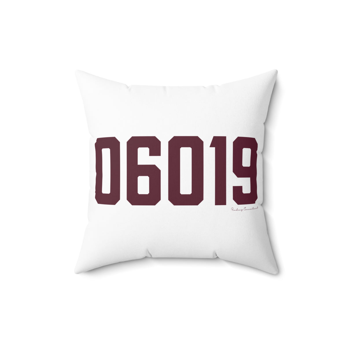 06019 Canton Connecticut Zip Code Polyester Square Pillow