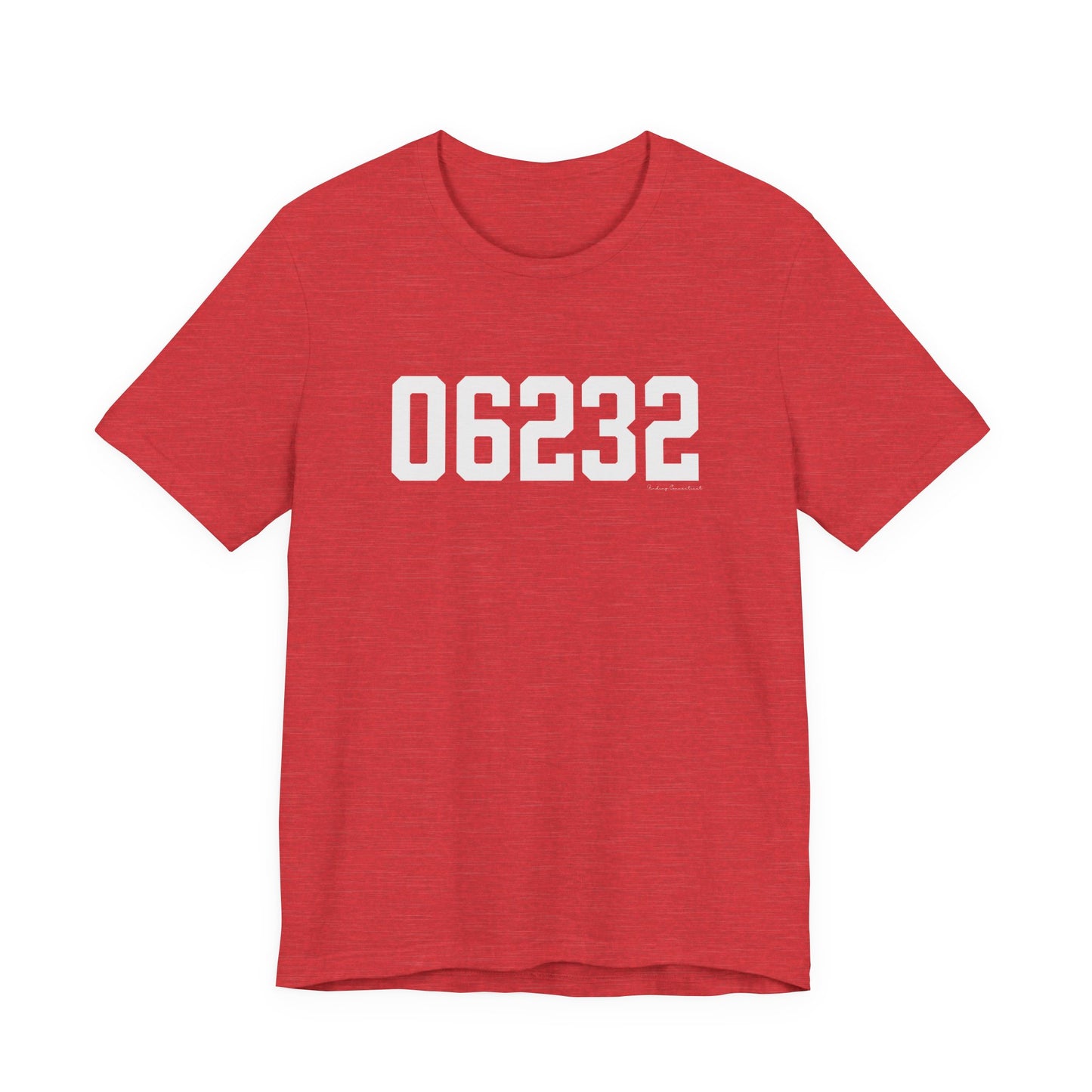 06232 Andover CT Zip Code Unisex Jersey Short Sleeve T-Shirt
