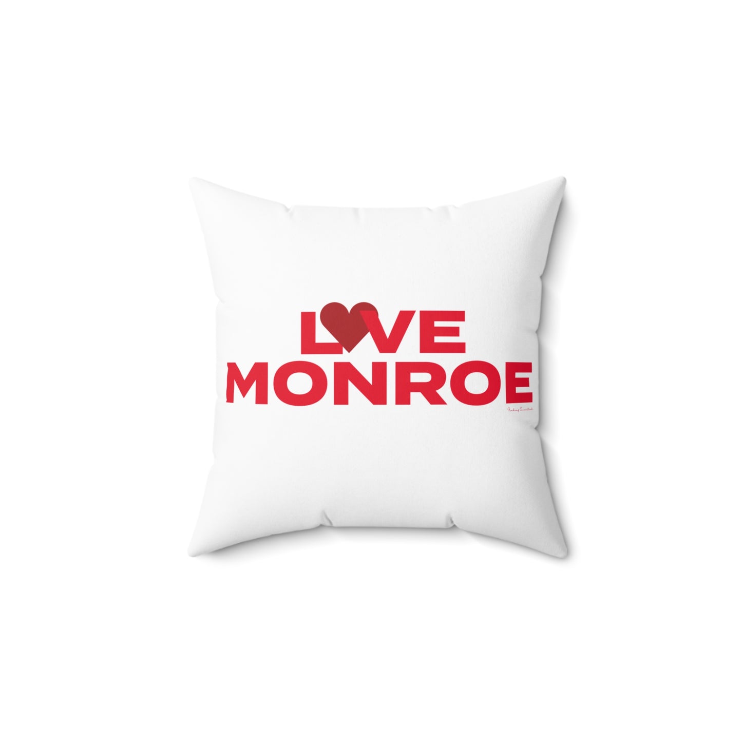 Love Monroe Spun Polyester Square Pillow