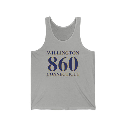 Willington 860 Connecticut Unisex Jersey Tank Top
