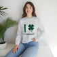 I Clover Cromwell Unisex Heavy Blend™ Crewneck Sweatshirt (green)