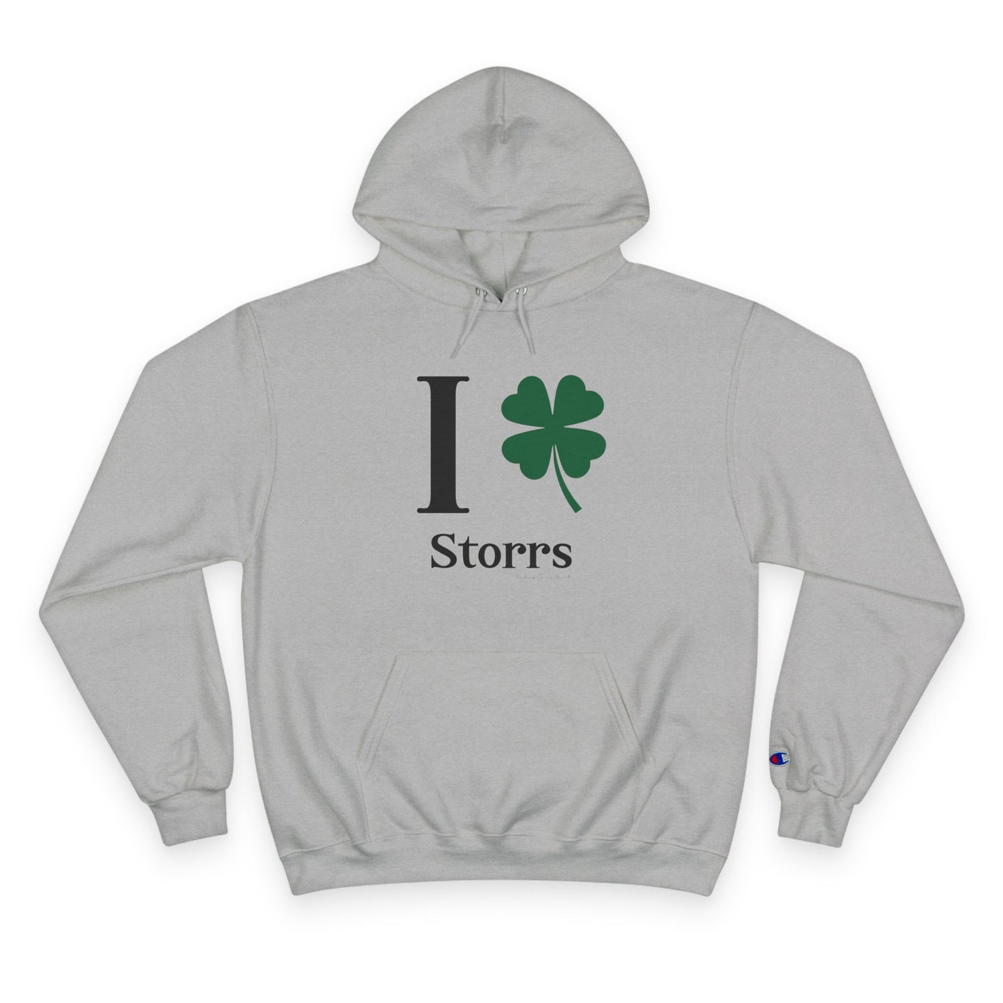 I Clover Storrs Champion Hoodie