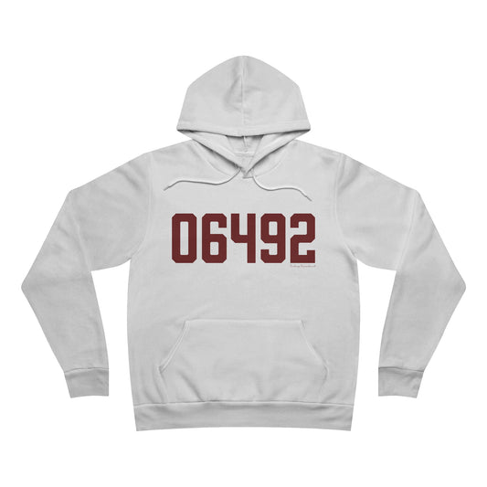 06492 Wallingford Connecticut Zip Code Unisex Sponge Fleece Pullover Hoodie