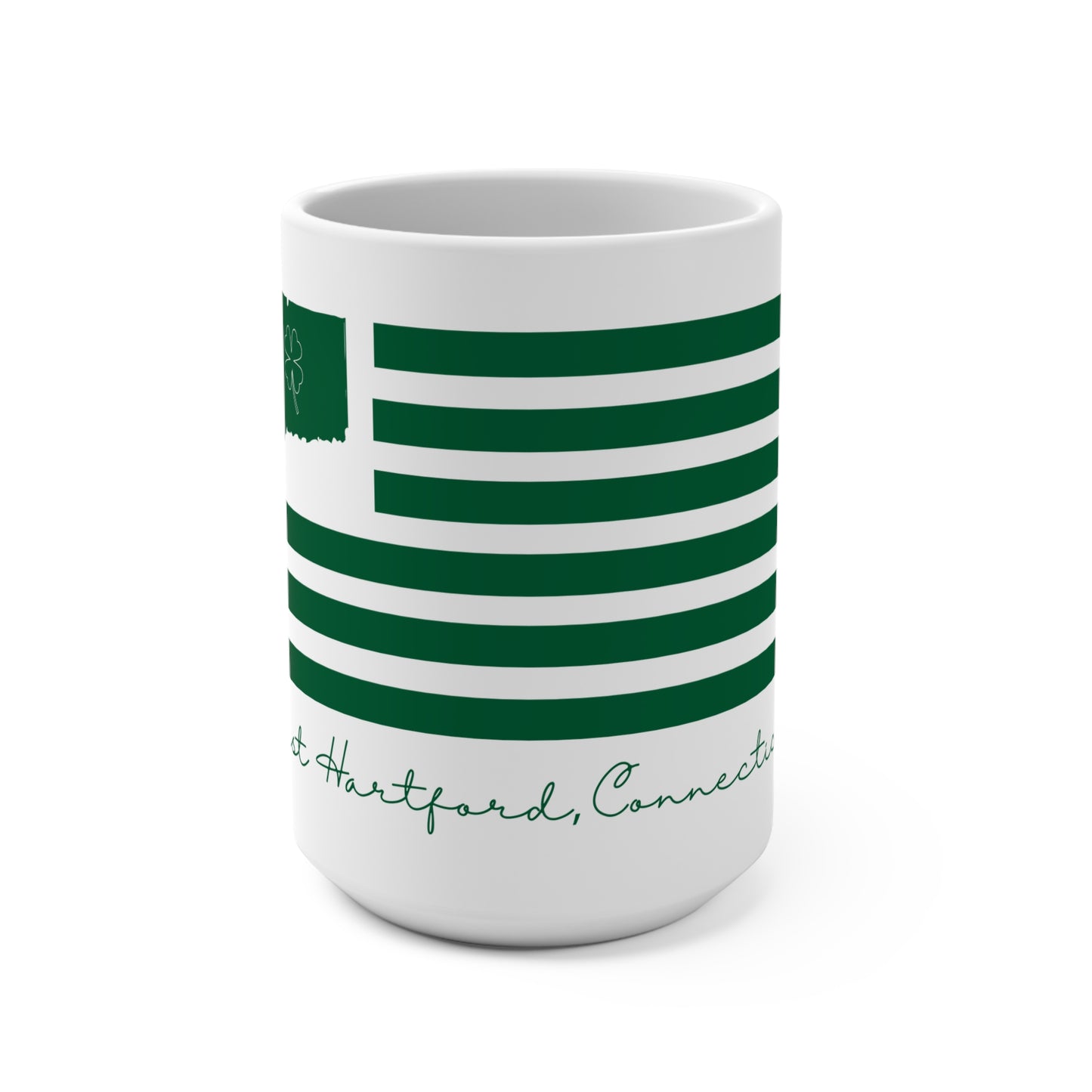 West Hartford Connecticut St. Patrick’s Day Flag Mug 15oz