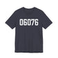 06076 Union CT Zip Code Unisex Jersey Short Sleeve T-Shirt