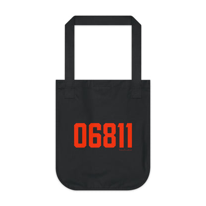 06811 Danbury Connecticut Zip Code Organic Canvas Tote Bag