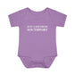 Just a kid from Southport Infant Baby Rib Bodysuit