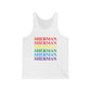 Sherman Pride Unisex Jersey Tank