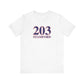 203 Stamford Red, White & Blue Unisex Jersey Short Sleeve T-Shirt