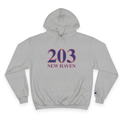 203 New Haven Red, White & Blue Champion Hoodie