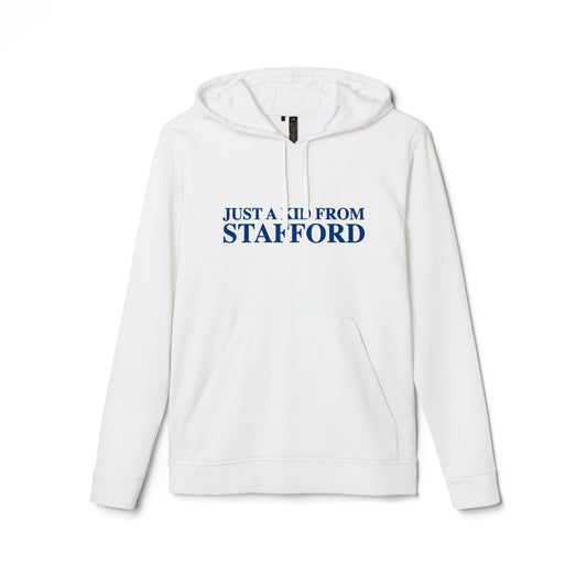 Just a kid from Stafford adidas Unisex Fleece Hoodie