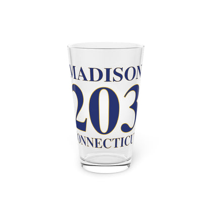 Madison 203 Connecticut Pint Glass, 16oz