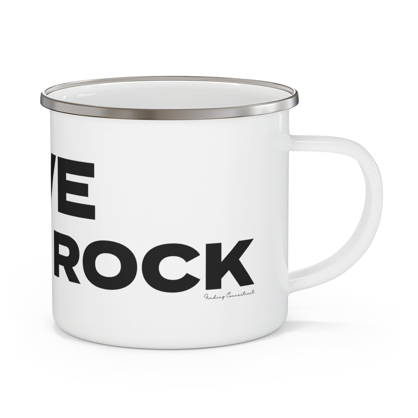 Love Black Rock Enamel Camping Mug