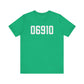 06910 Stamford CT Zip Code Unisex Jersey Short Sleeve T-Shirt