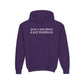 Just a kid from East Haddam Youth Heavy Blend Hooded Sweatshirt