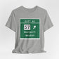 Vintage Merritt Parkway Exit 42 Sign Unisex Jersey Short Sleeve T-Shirt