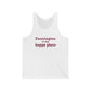 Farmington is My Happy Place Unisex Jersey Tank Top