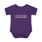 Just a kid from Stratford Infant Baby Rib Bodysuit