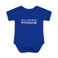 Just a kid from Windsor Infant Baby Rib Bodysuit