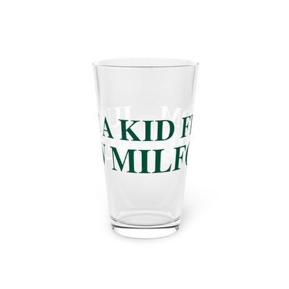 Just a kid from New Milford Pint Glass, 16oz