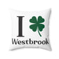 I Clover Westbrook Spun Polyester Square Pillow