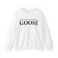 Just a kid listening to Goose - Blue & Purple Unisex Heavy Blend™ Crewneck Sweatshirt